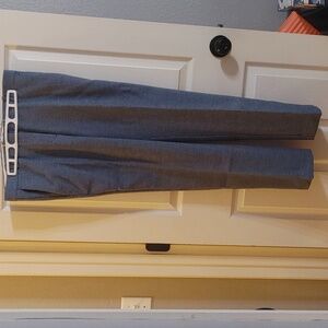 Navy/light blue size 8 Ann Taylor dress pants 29 inch inseam